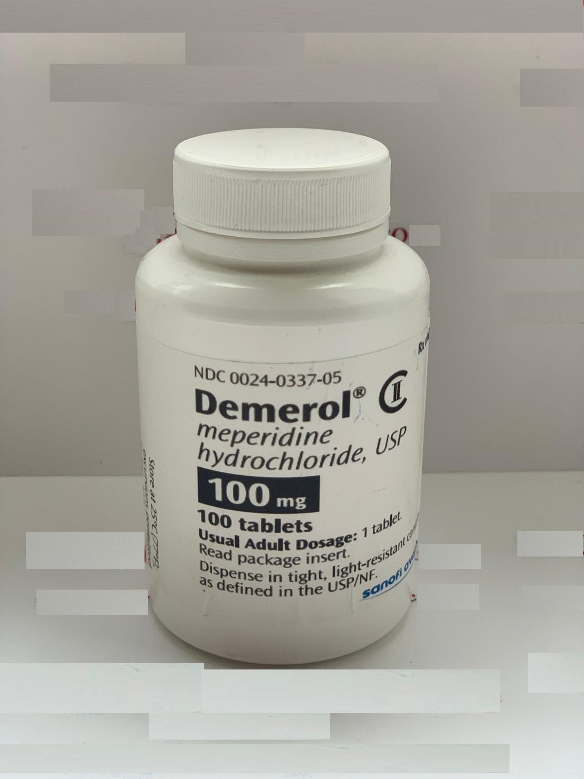 Meperidine HCL 100mg Injection for Pain Relief