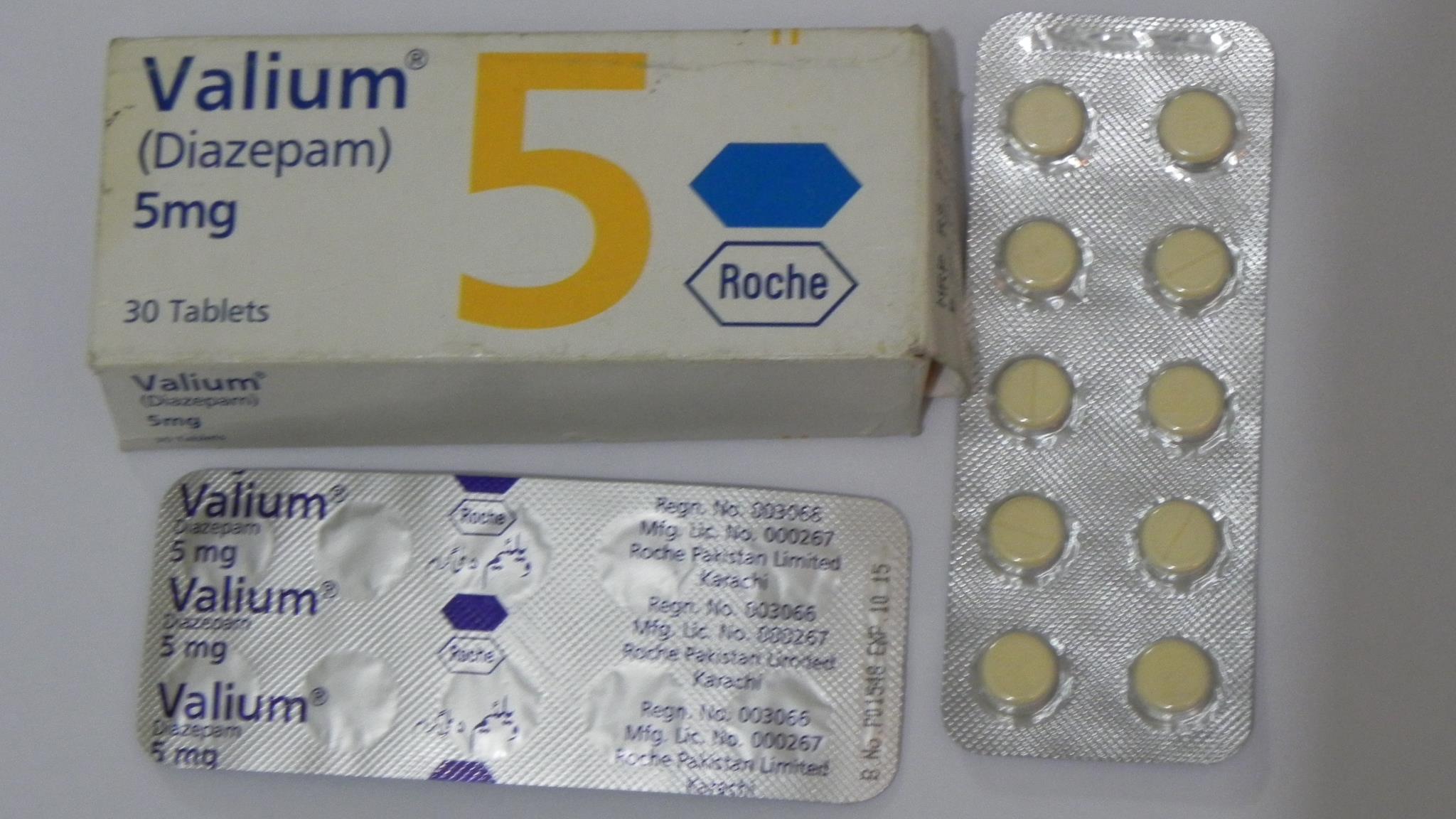Valium 5mg Diazepam for Anxiety and Muscle Spasms