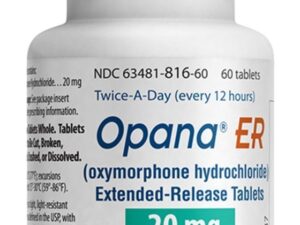 Oxymorphone Opana ER 20mg